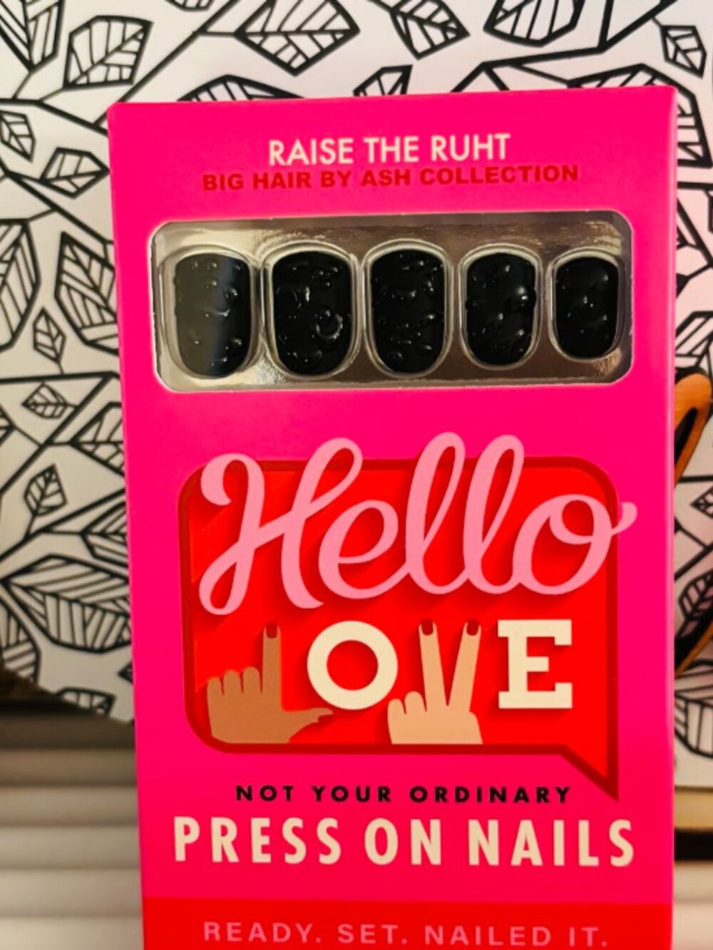 Hello Love Raise The Ruht Press on Nails